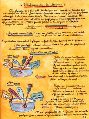 Cahier de Recette de la Marchande de Couleurs - Cahier de recettes- JC  Misset